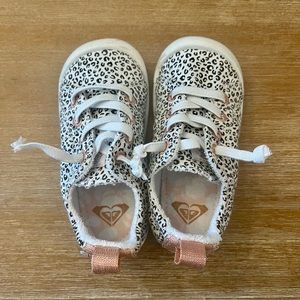 Roxy Girls Leopard Shoes Size 7